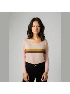 𝅺American Eagle Brand Striped Long Sleeve Tee